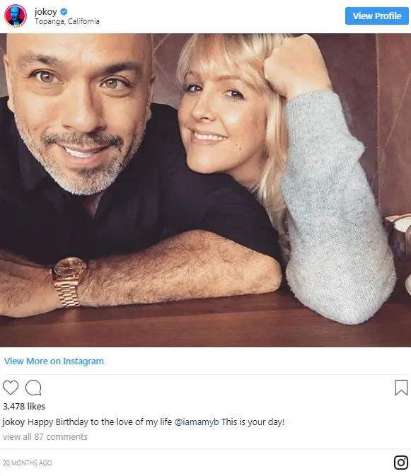 Jo Koy with His Ex-girlfriend