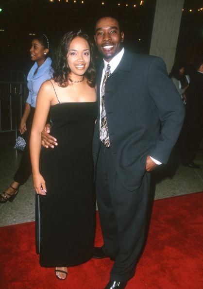 Morris Chestnut with His Wife Pam Byse Attending The Best Man Premiere