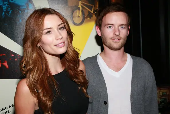 Â Arielle Vandenberg with Christopher Masterson in the Premiere of HBO Documentary Films' "Teenage Paparazzo"