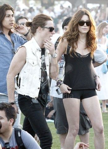 Arielle Vandenberg with Shaun White