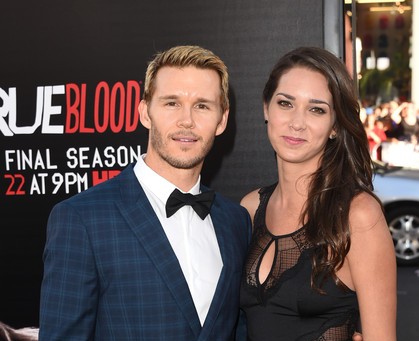 Ryan Kwanten with his girlfriend turned fiance Ashley Sisino