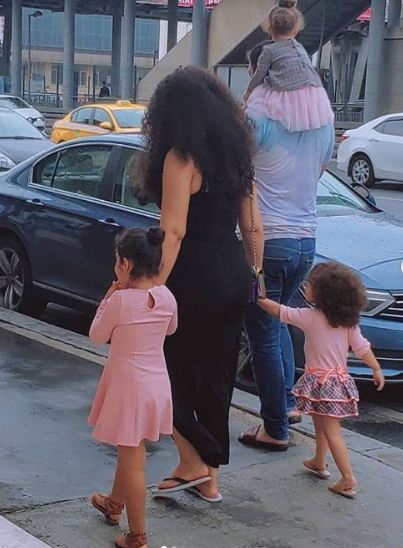Nadia Buari with Her Alleged Husband and Kids