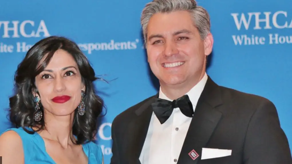 Jim Acosta With His Then-Wife Sharon Stow