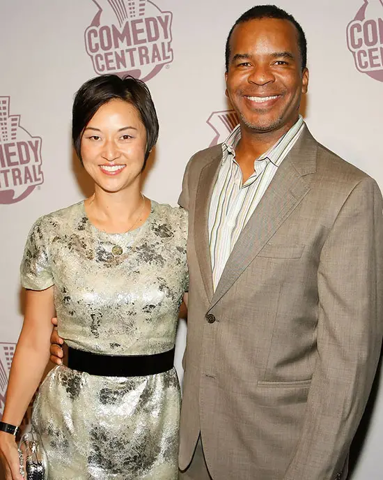 David Alan Grier with his second wife