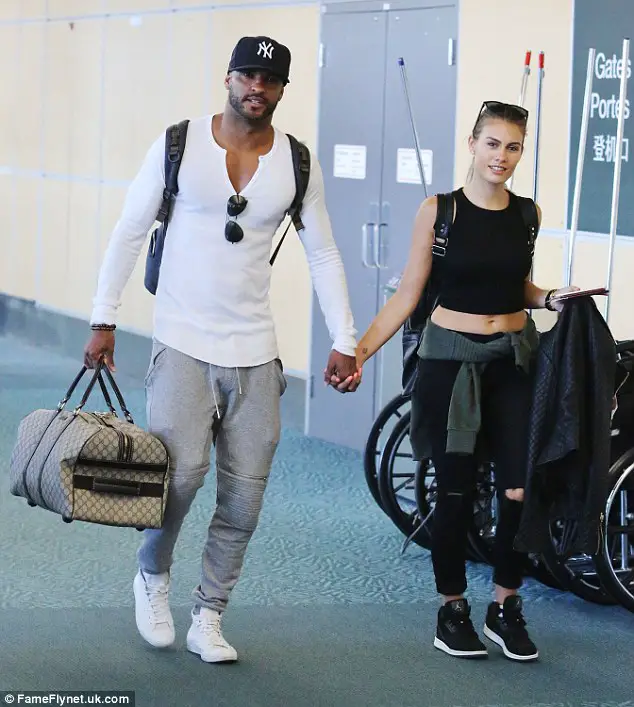 Ricky Whittle with Potential Girlfriend Sara
