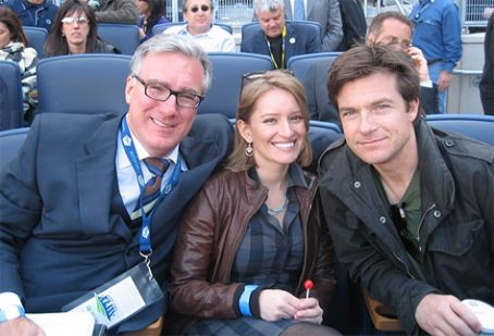 Katy Tur with her ex-partner Keith (left)