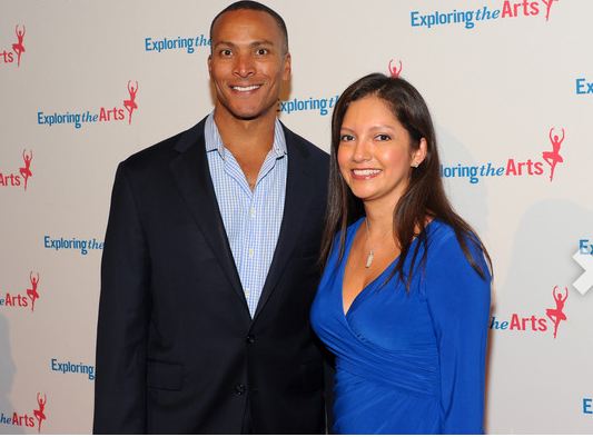 Mike Woods alongside his Fox 5 colleague Ines Rosales