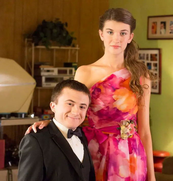 atticus shaffer with his parents