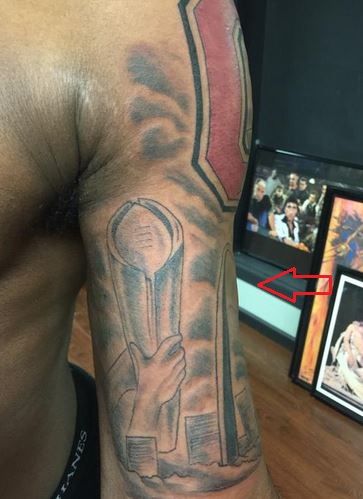 Ezekiel Elliott's Trophy Tattoo