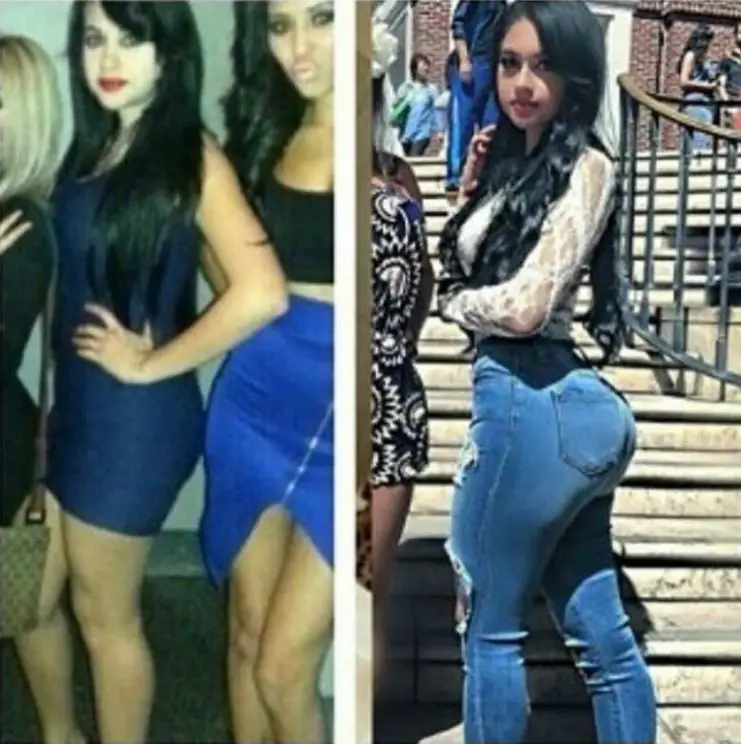 Before After Alleged Plastic Surgery: Jailyne Ojeda Ochoa has tried to debu...