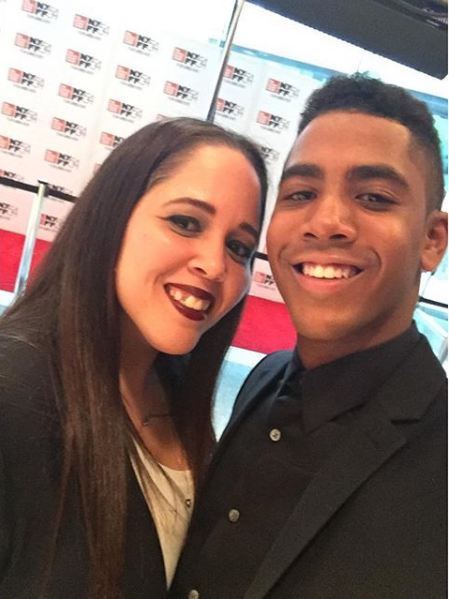 Jharrel Jerome with motherÂ Radoyka Jerome on October 2016