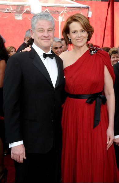 Sigourney Weaver with husband Jim Simpson