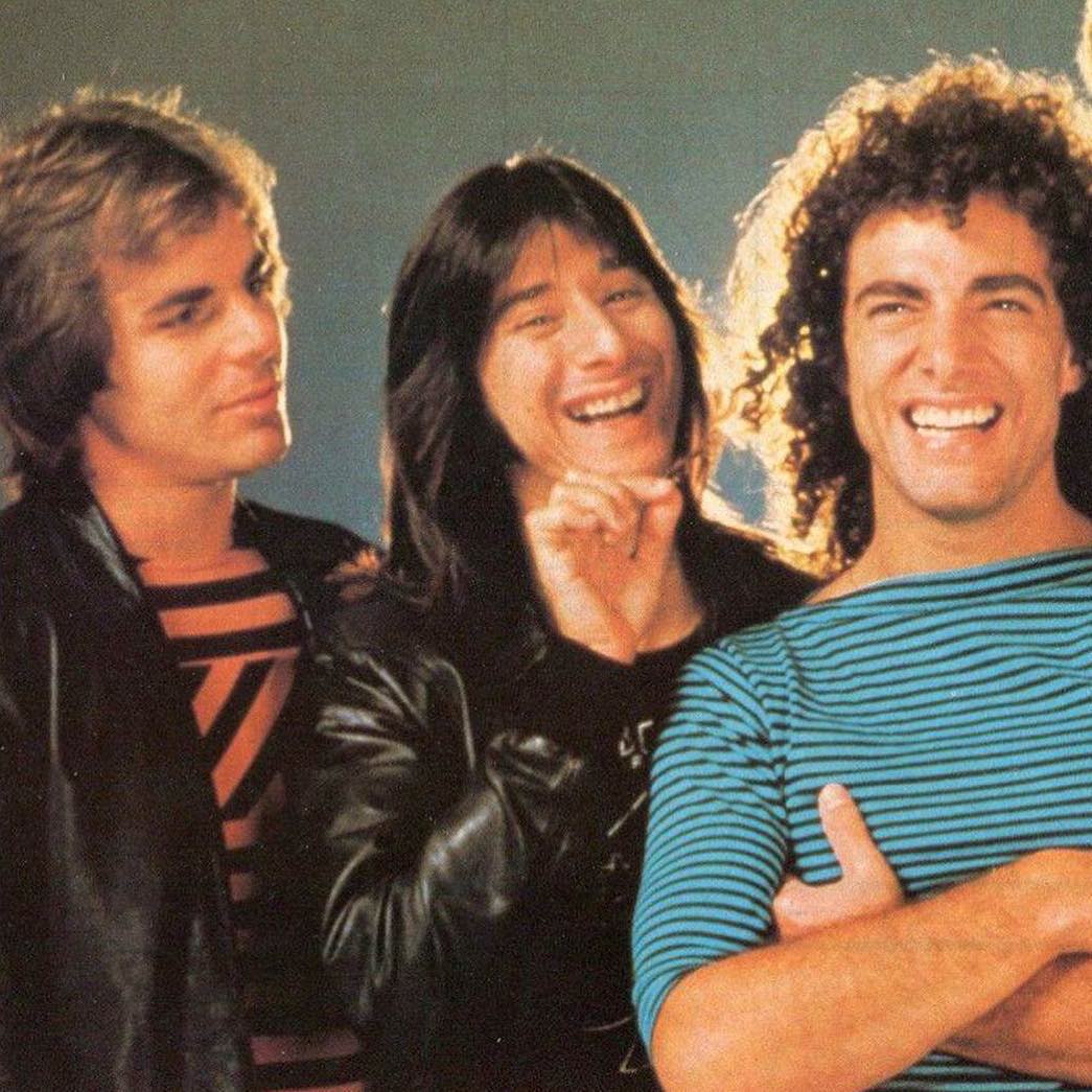 Steve Perry With His Then Bandmates From Journey