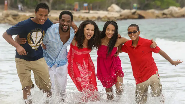 Blair Underwood's wife and children