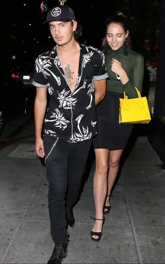 Brandon Thomas Lee walks with a mystery girl on 15th May 2018 (Photo: www.d...
