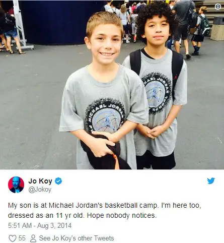 Jo Koy's Tweet About His Son 