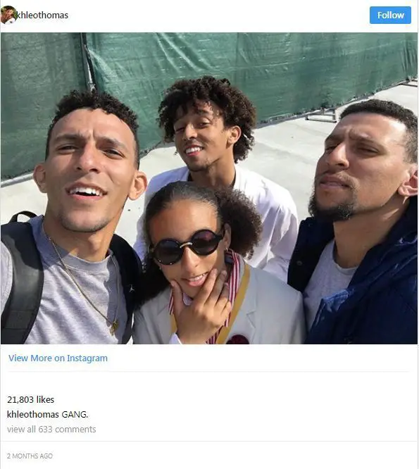 Khleo Thomas's Siblings