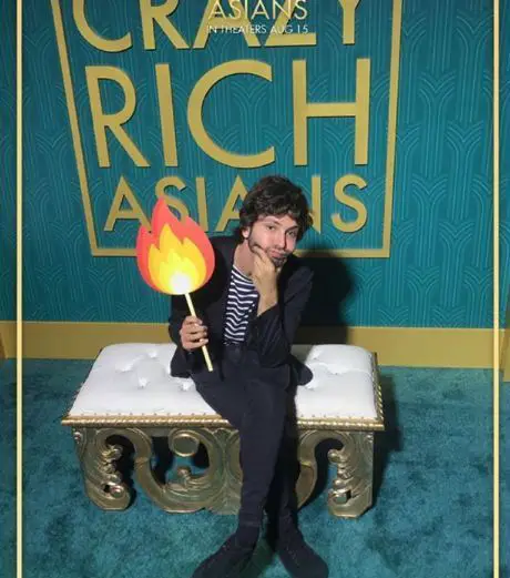 Adam G. Sevani in Crazy Rich Asians Movie Premiere (source. 