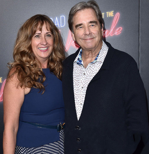    Beau Bridges med avslappet, Kone Wendy Treece Bridges 