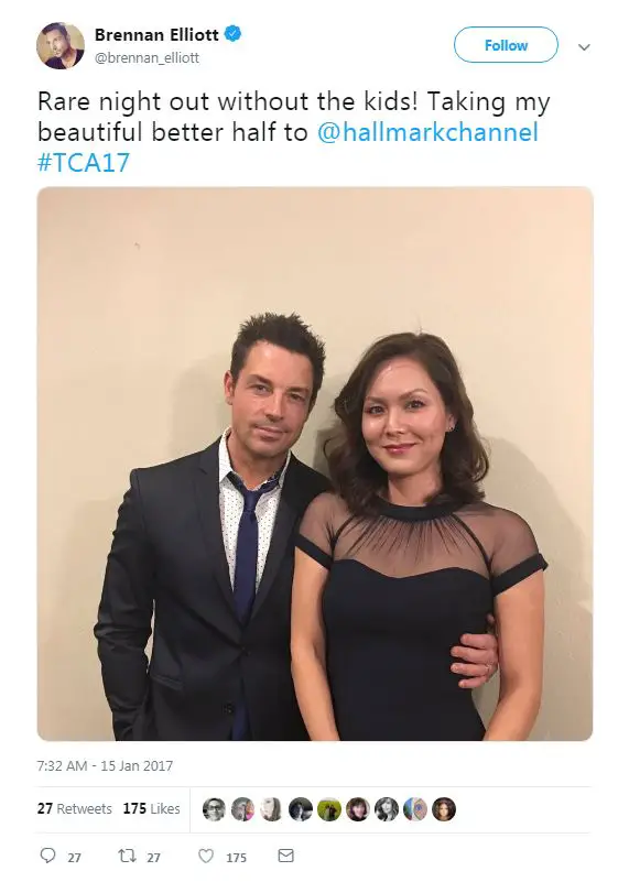 Brennan Elliott And His Wife