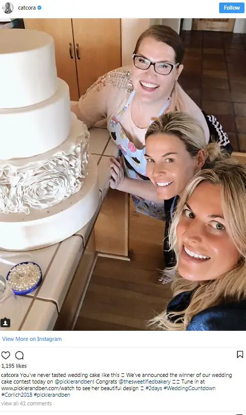 Cat Cora Married With Producer Wife Dazzling Wedding Dress Of Brides Slay   Cat Cora Instagram.JPG