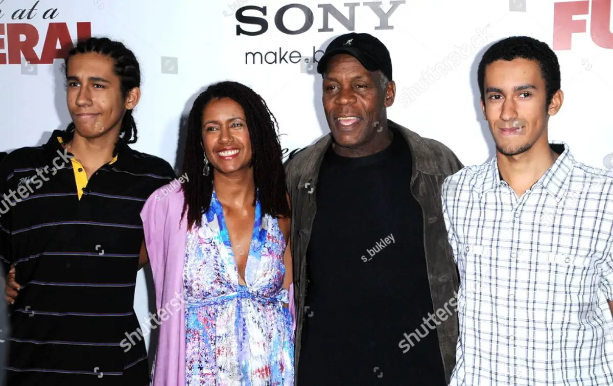 Danny Alongside his Wife, Elaine and Her Two Sons