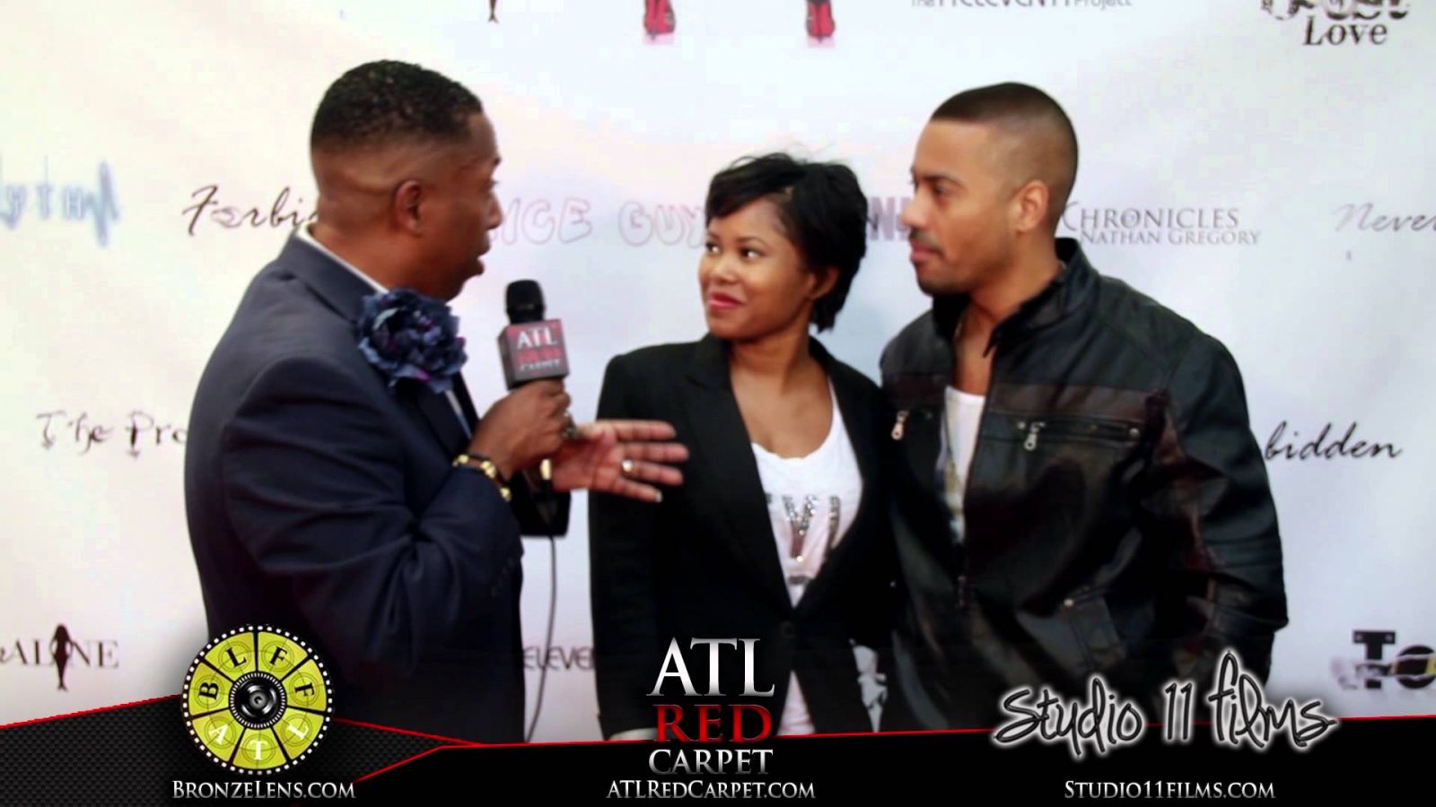 Jasmine and Brad In ATL Red Carpet