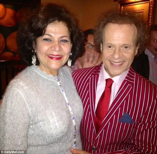 Richard Simmons with Self claimed wife Teresa