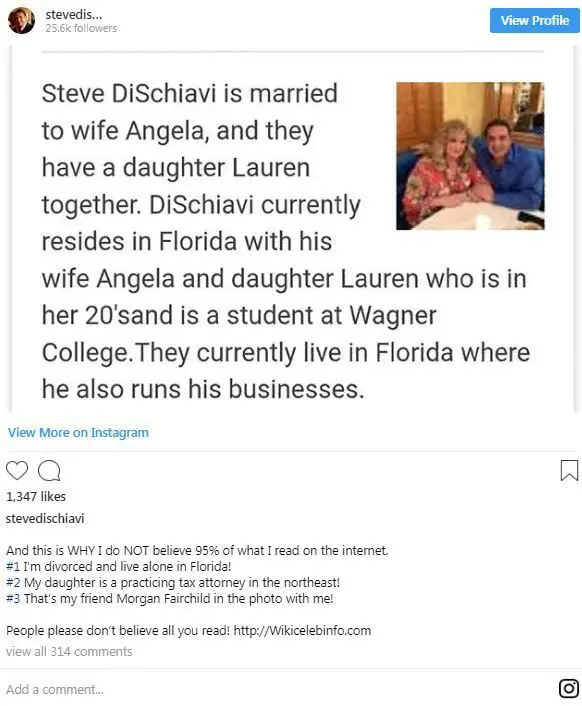 Steve DiSchiavi's reaction to fake article