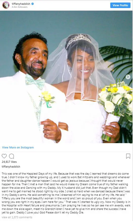 Tiffany Haddish's father