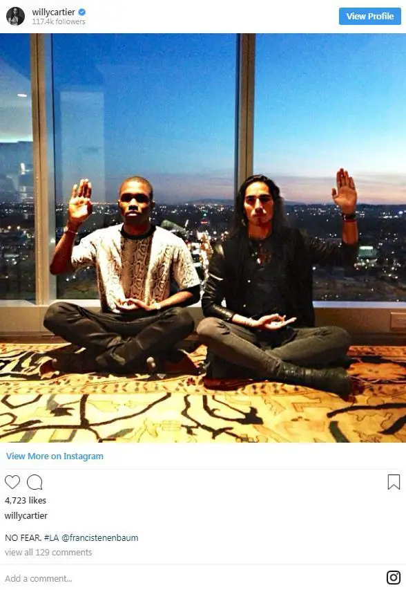 willy cartier and frank ocean