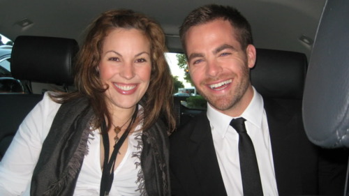 Katherine Pine along with her brother Chris Pine