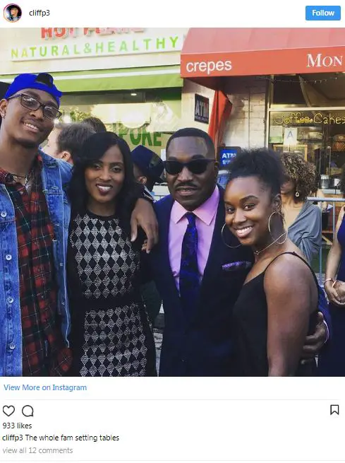 Clifton Powell's girlfriend and children