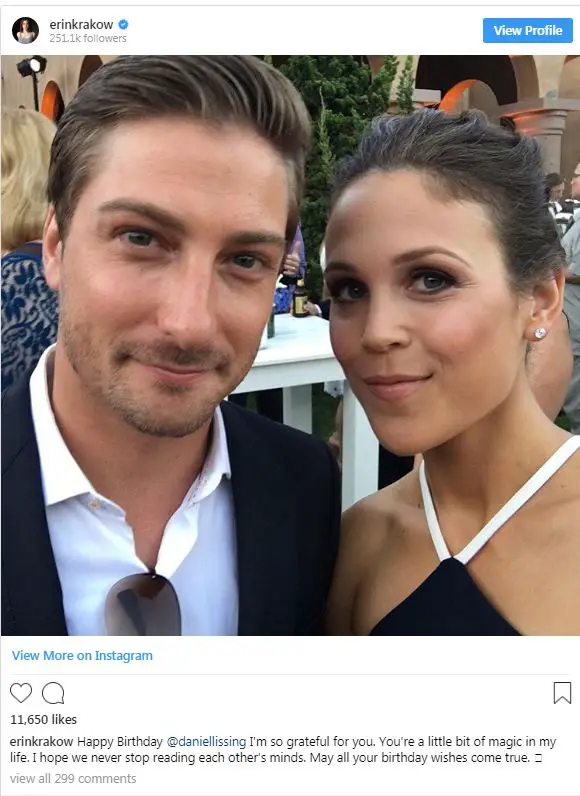 Daniel Lissing with Speculated GirlfriendÂ Erin Krakow