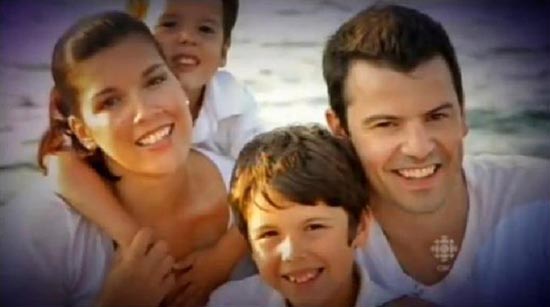 Jordan family: Evelyn, Jordan and their children; two sons