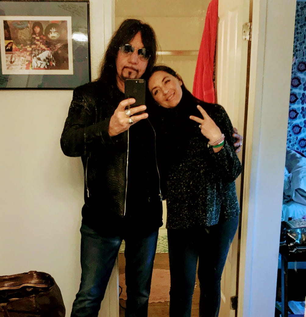 Ace Frehley with His Daughter