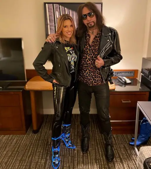 Ace Frehley with His Potential Wife