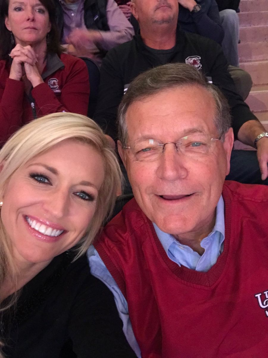 Ainsley Earhardt with her father