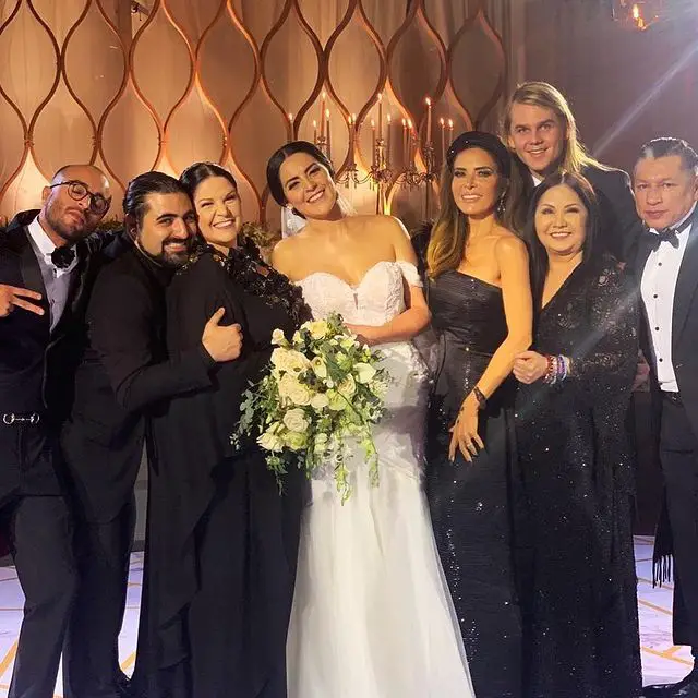 Ana Gabriel And Her Daughter On Her Wedding Day