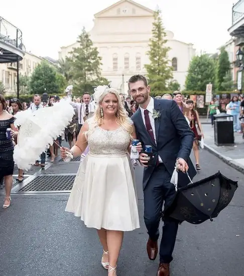 Andrew Fillipponi And His Wife On Their Wedding