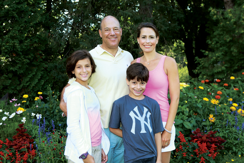 Ari Fleischer With His Wife And Children