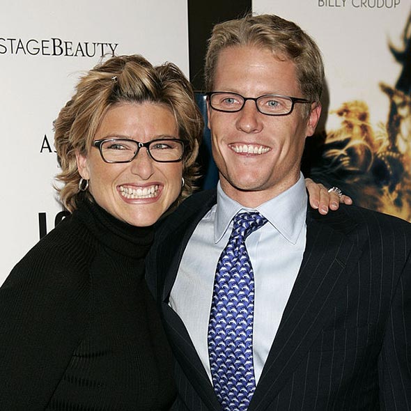 Ashleigh Banfield with fun, Husband Howard Gould  