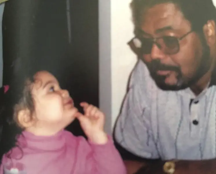 Audrey McDonald's parent with her daughter