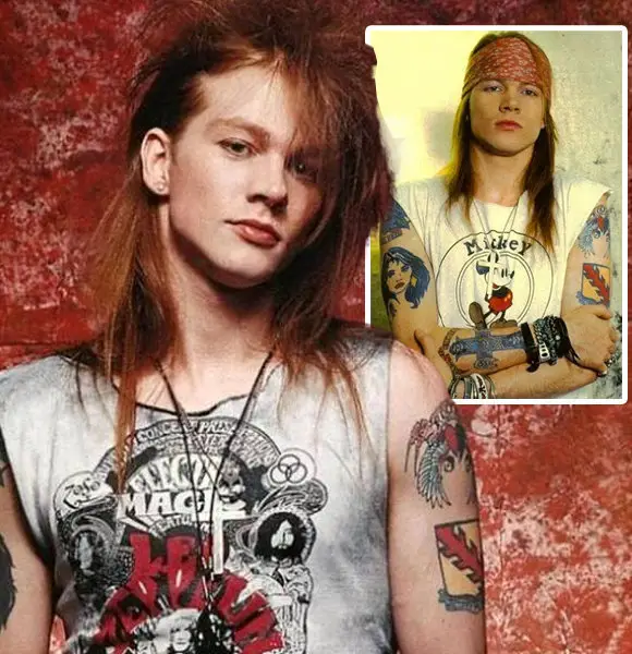 Axl Rose Tattoos  Thinkin Skin Temporary Tattoos