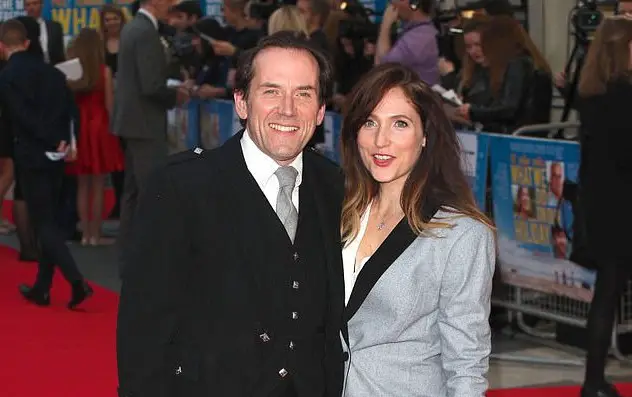 Ben Miller with his wife at red carpet