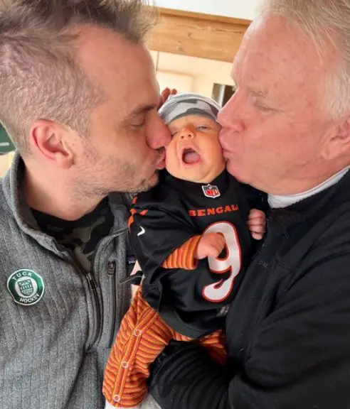 Boomer Esiason With His Son and Grandson