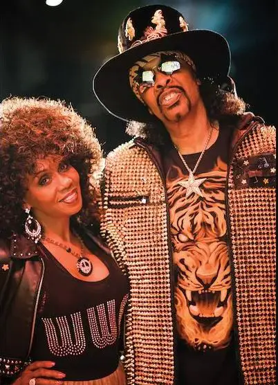 Bootsy Collins alongside his beautiful wife Patti