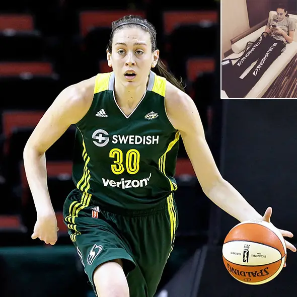 For Rehab Purpose Breanna Stewart Flew Back Home Following Knee Injury