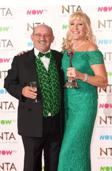 Brendan O'Carroll With His Wife