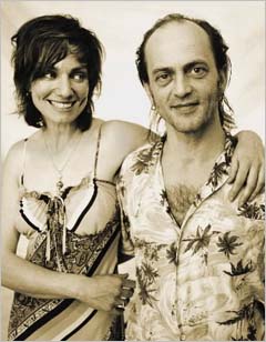 Catherine McClements with Her Husband